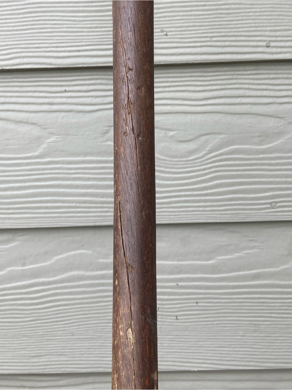 Vintage Farming Tool Wood Handle Manure Drag Rake 4 Tine Stamped Dorcy - Picture 11 of 14